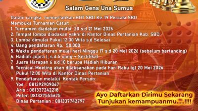 Jadwal Turnammen Percasi SBD